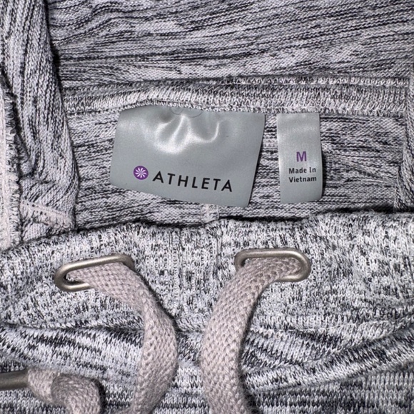 Athleta | Women's Blissful Hooded Poncho, Heather Grey | Size M - Picture 4 of 7